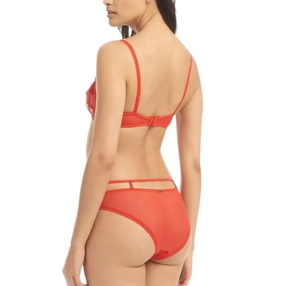 New! Bluebella Priscilla Scarlet Lace Bra Brief Panty Set Size 34B/6 1765 - Picture 3 of 11